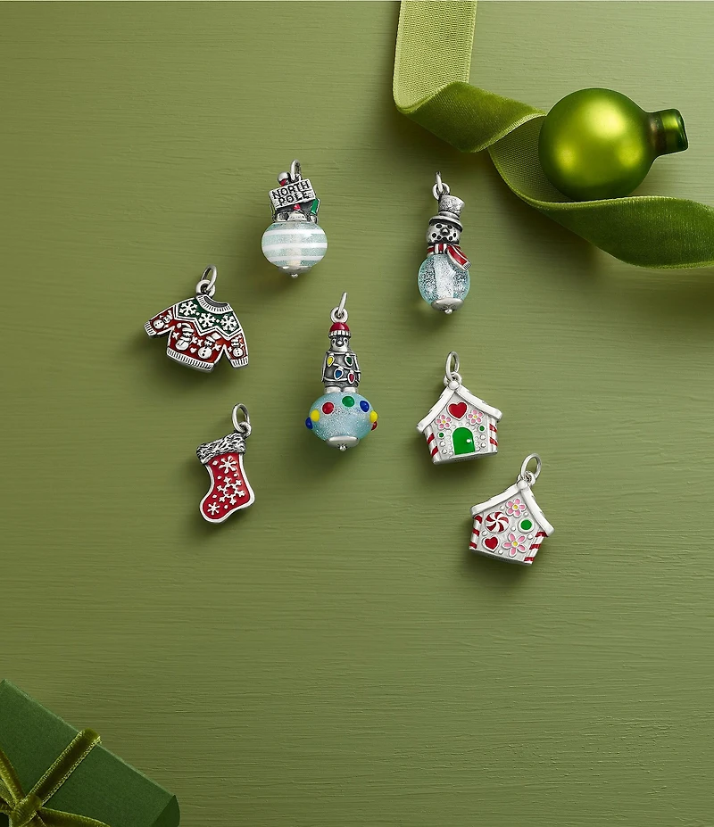 James Avery Enamel Christmas Sweater Charm