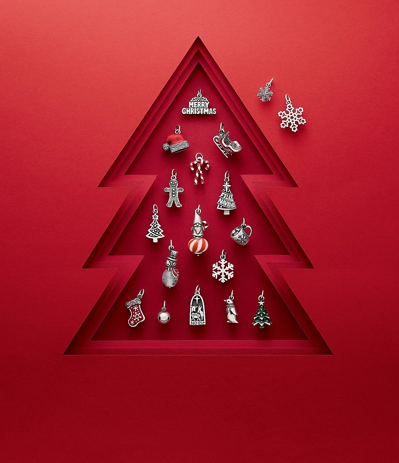 James Avery Enamel Christmas Tree Charm
