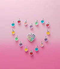 James Avery Enamel Connected Hearts Charm