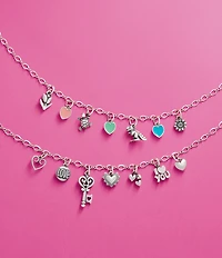 James Avery Enamel Connected Hearts Charm