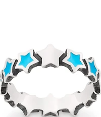 James Avery Enamel Connected Stars Band Ring