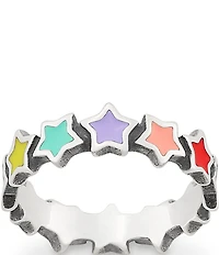 James Avery Enamel Connected Stars Band Ring