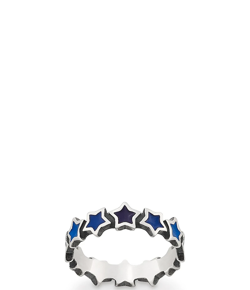 James Avery Enamel Connected Stars Band Ring