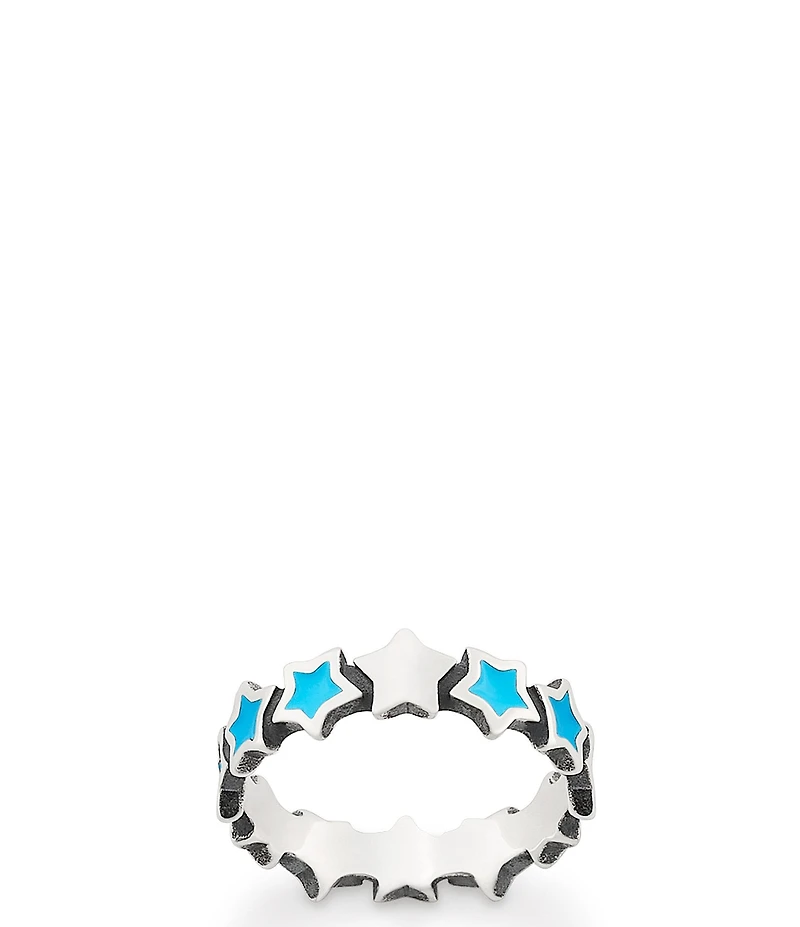 James Avery Enamel Connected Stars Band Ring