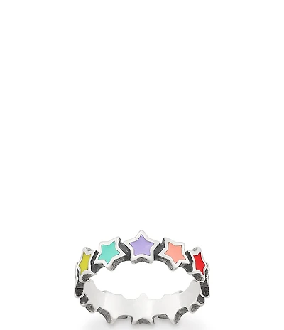 James Avery Enamel Connected Stars Band Ring