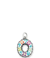 James Avery Enamel Consuela Floral Initial Charm