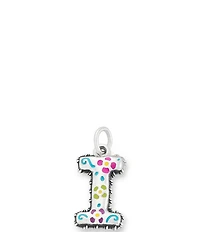 James Avery Enamel Consuela Floral Initial Charm