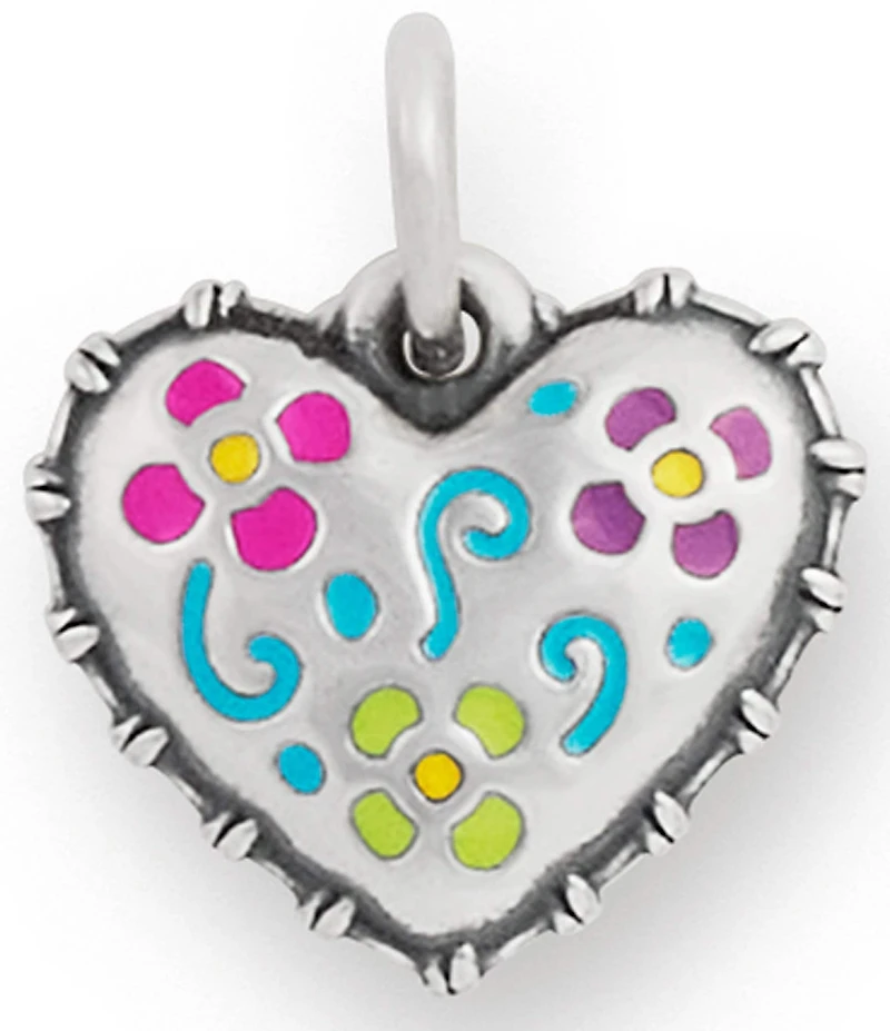 James Avery Enamel Consuela Heart Charm