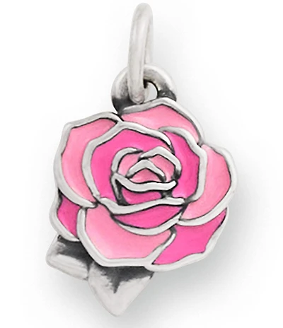 James Avery Enamel Consuela Rose Charm