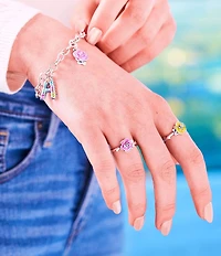 James Avery Enamel Consuela Rose Charm