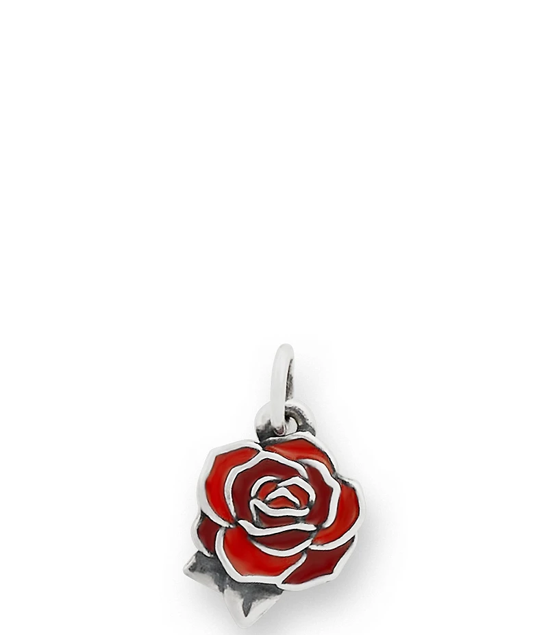 James Avery Enamel Consuela Rose Charm