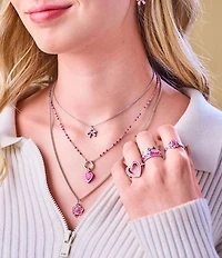 James Avery Enamel Consuela Rose Charm