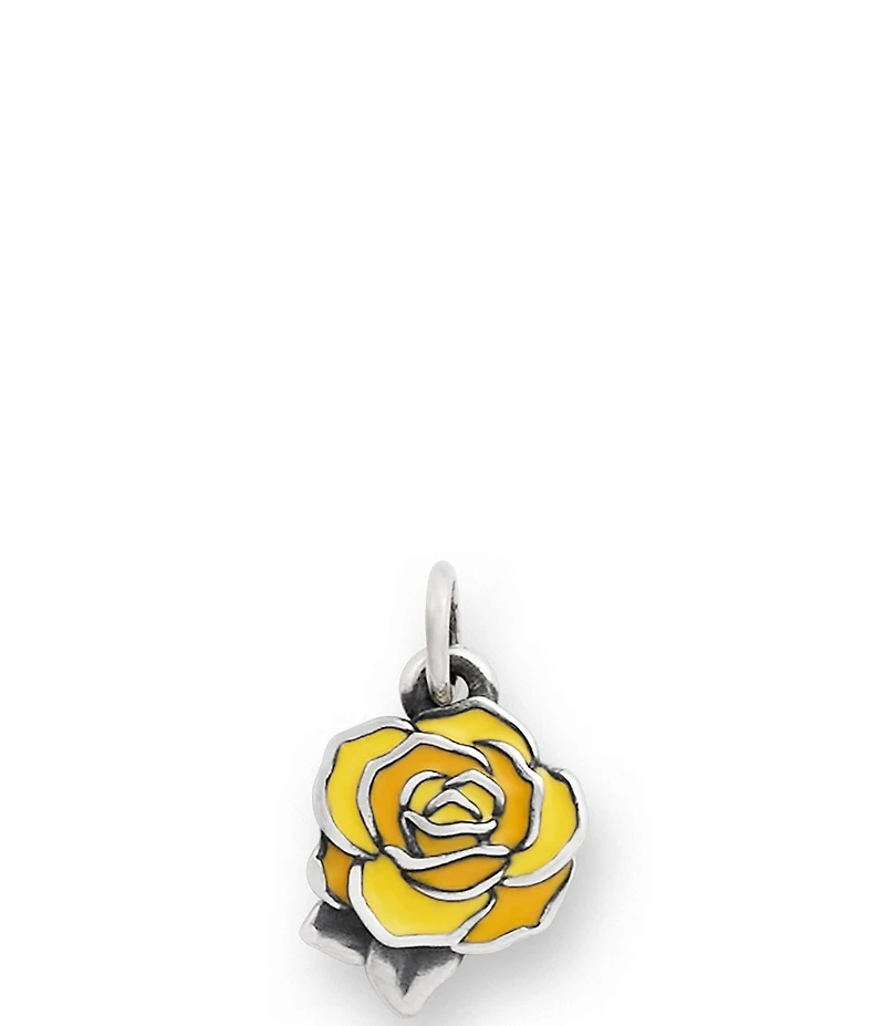 James Avery Enamel Consuela Rose Charm