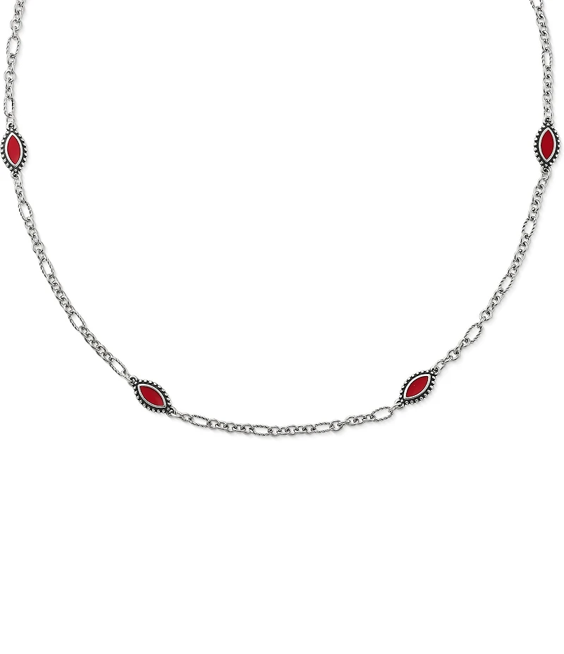 James Avery Red Enamel Cordoba Necklace