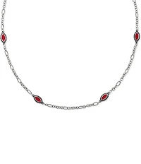 James Avery Red Enamel Cordoba Necklace