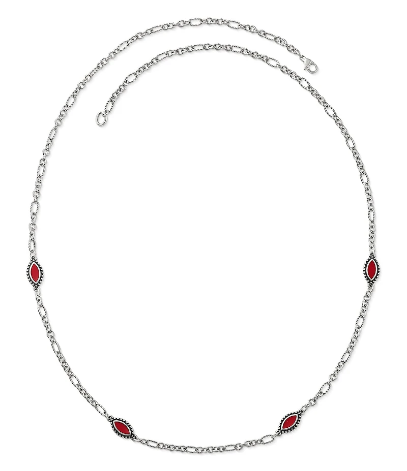 James Avery Red Enamel Cordoba Necklace