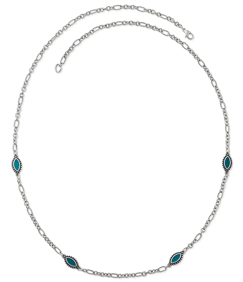 James Avery Blue Enamel Cordoba Necklace
