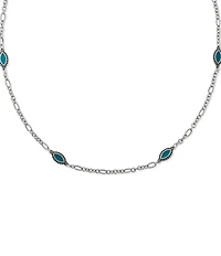 James Avery Blue Enamel Cordoba Necklace