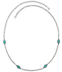 James Avery Teal Enamel Cordoba Necklace
