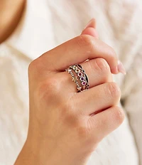 James Avery Enamel Cordoba Stacker Ring