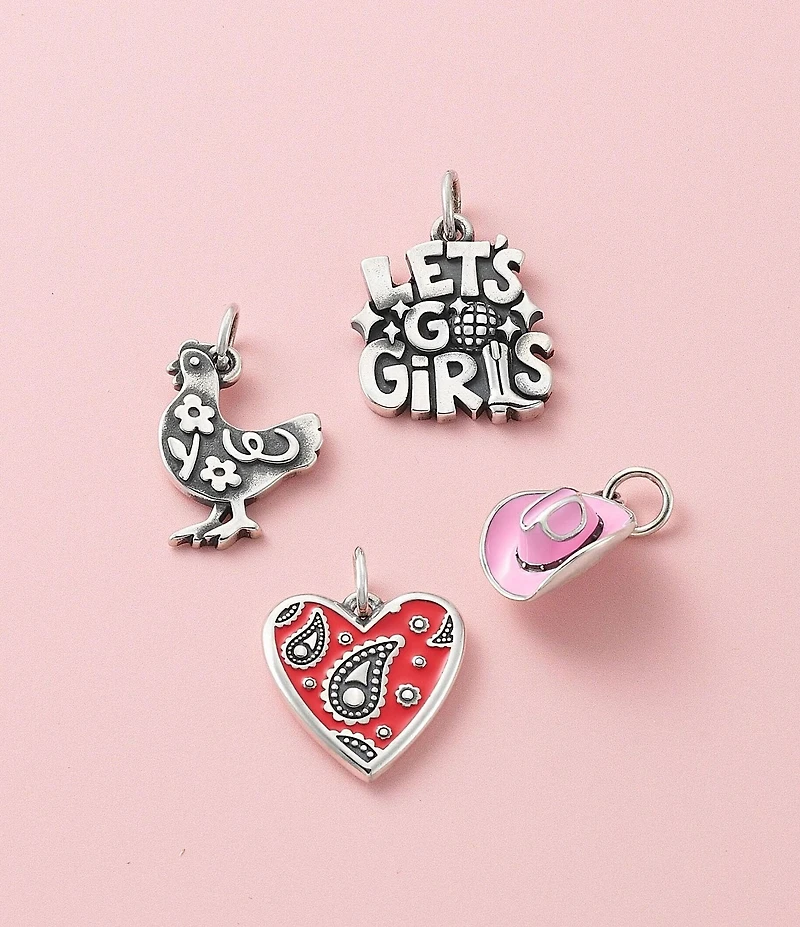 James Avery Enamel Cowgirl Hat Charm