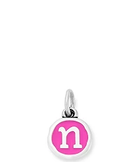 James Avery Enamel Dark Pink Initial Charm
