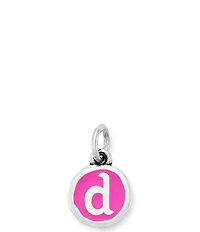 James Avery Enamel Dark Pink Initial Charm