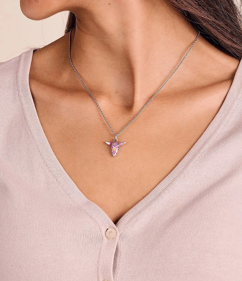 James Avery Enamel Desert Bloom Charm