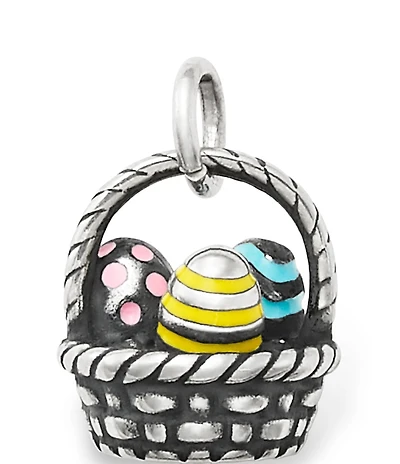 James Avery Enamel Easter Basket Charm