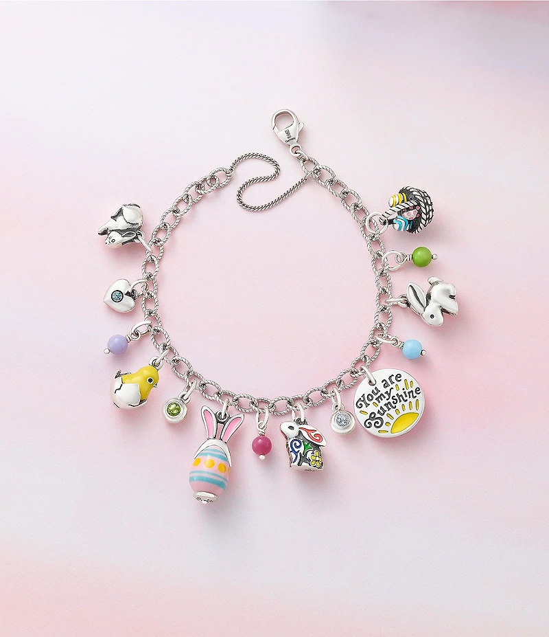 James Avery Enamel Easter Basket Charm