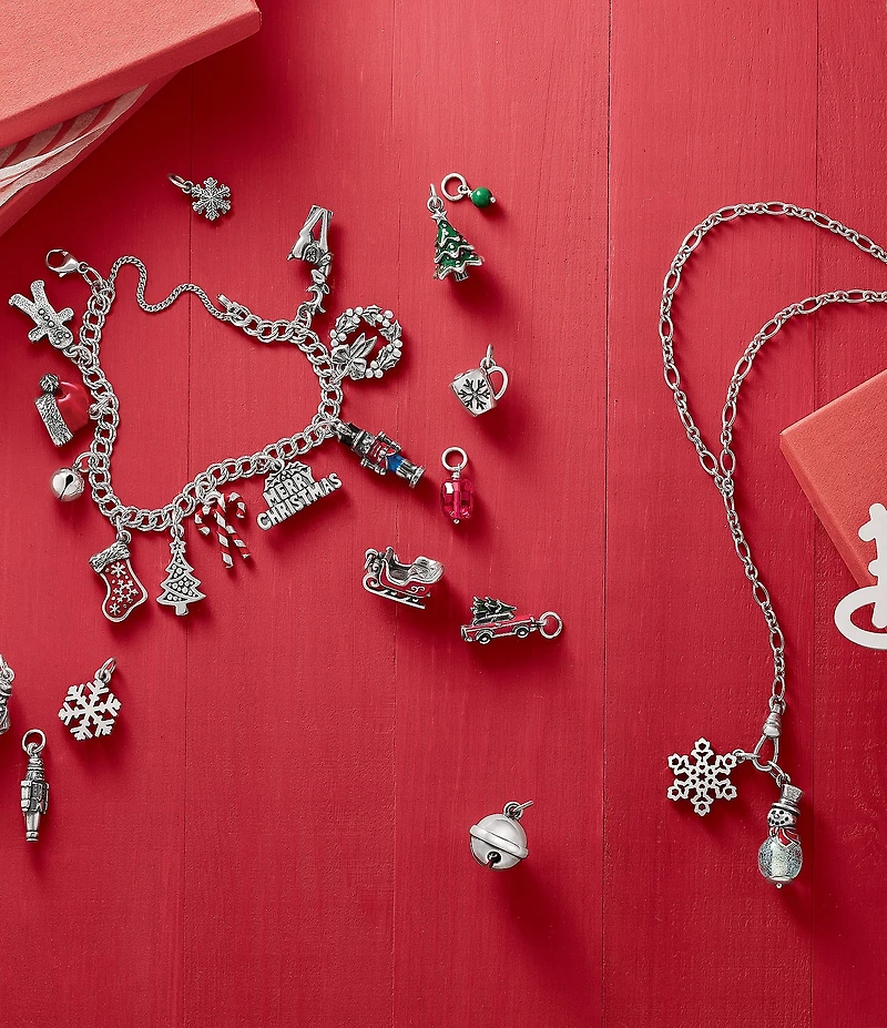 James Avery Enamel Family Christmas Tree Charm