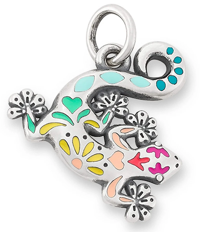 James Avery Enamel Festive Gecko Charm