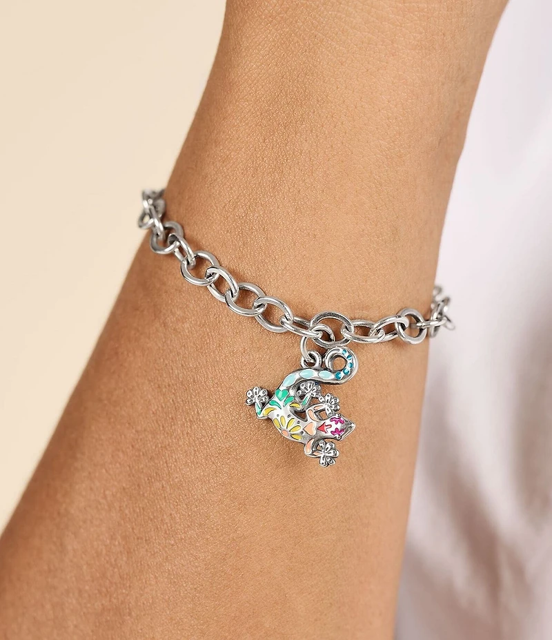 James Avery Enamel Festive Gecko Charm