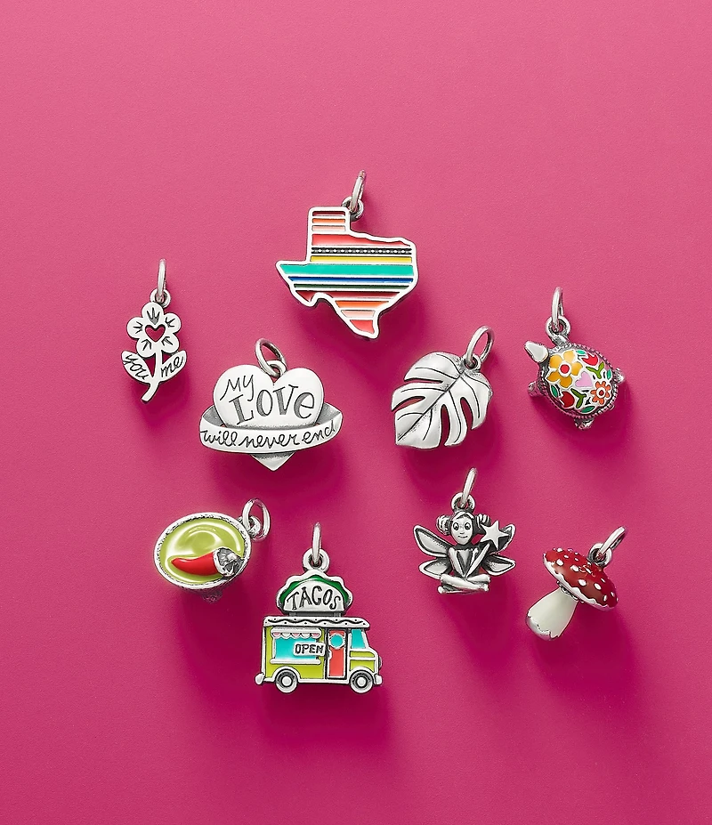 James Avery Enamel Festive Turtle Charm