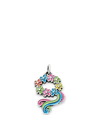 James Avery Enamel Floral Crown Charm