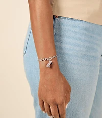 James Avery Enamel Floral Skateboard Charm