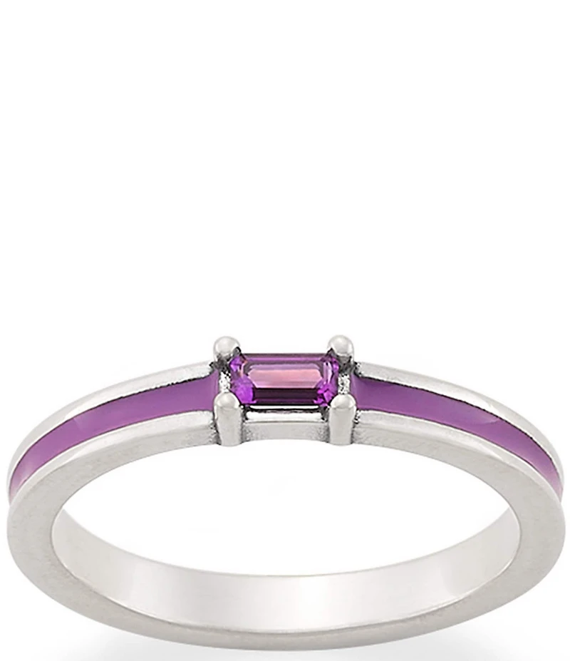 James Avery Enamel Gemstone Stacker Ring
