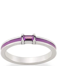 James Avery Enamel Gemstone Stacker Ring