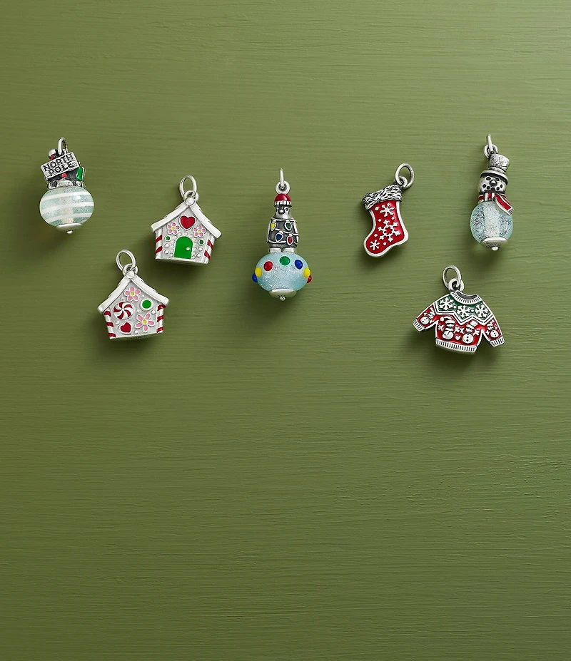 James Avery Enamel Gingerbread House Charm