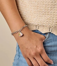 James Avery Enamel Groovy Heart Charm