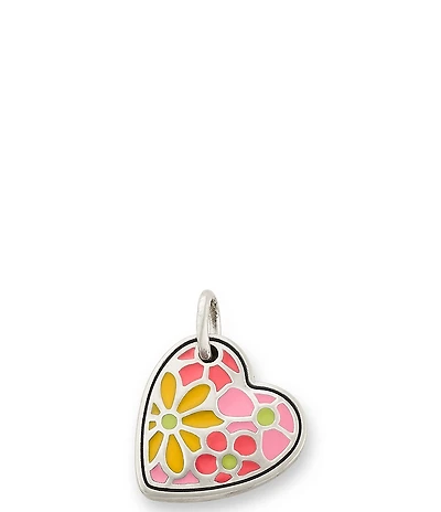 James Avery Enamel Groovy Heart Charm