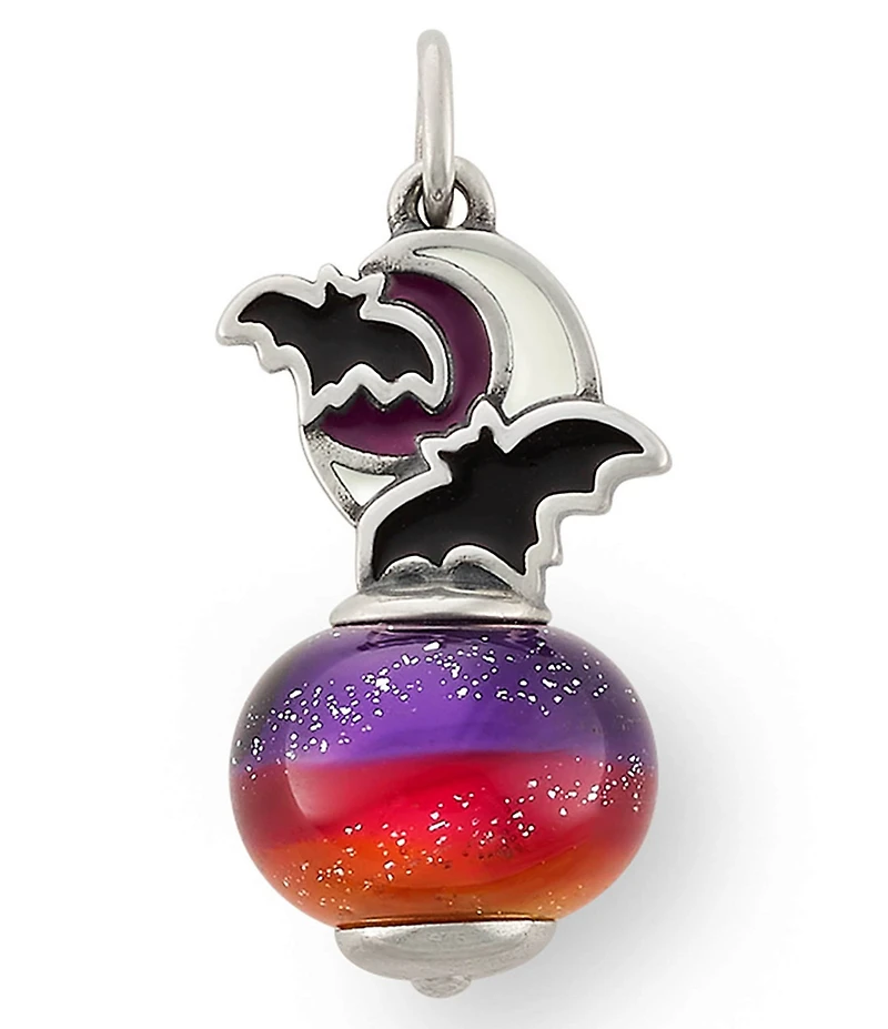 James Avery Enamel Halloween Night Art Glass Charm