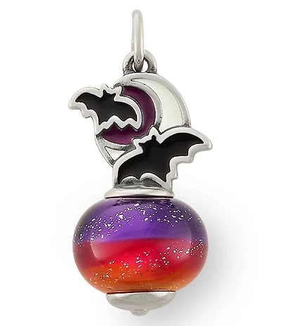 James Avery Enamel Halloween Night Art Glass Charm
