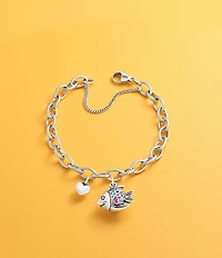 James Avery Enamel Happy Fish Charm