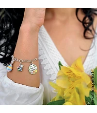 James Avery Enamel He is Risen Charm