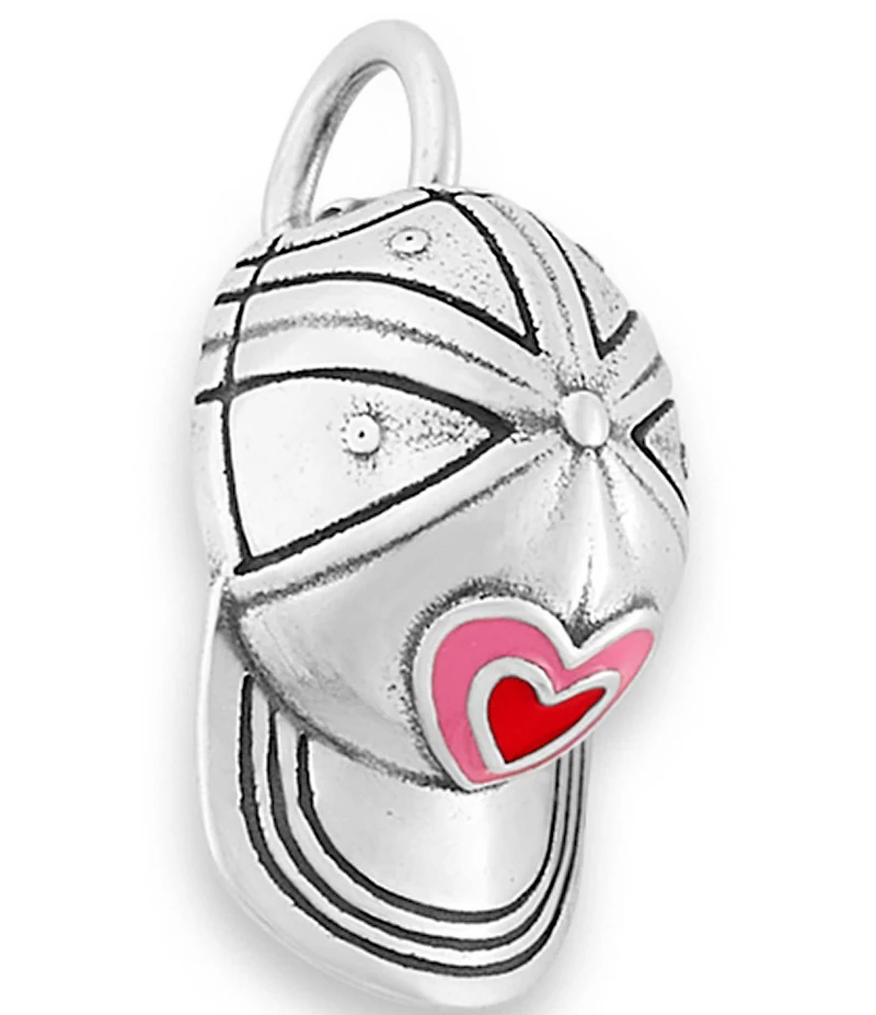 James Avery Enamel Heart Ball Cap Charm