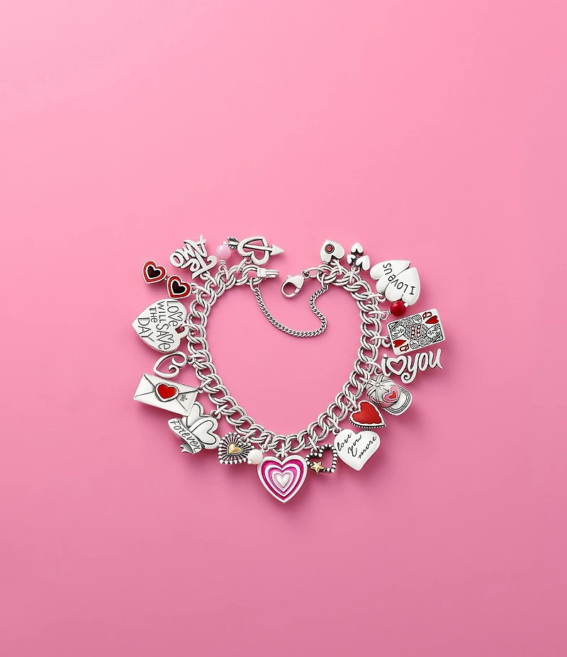 James Avery Enamel Heart Ball Cap Charm