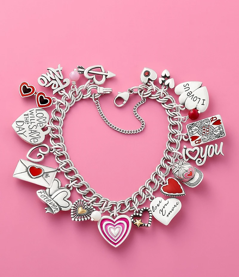 James Avery Enamel Heart Ball Cap Charm