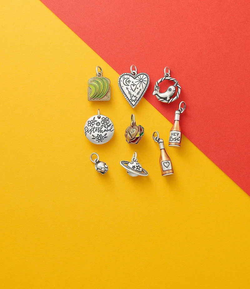 James Avery Enamel Hey Rose Charm