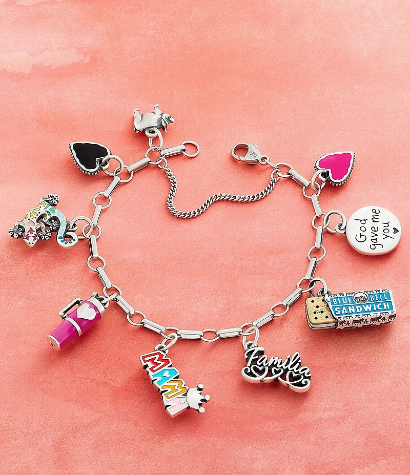 James Avery Enamel Large Heart Charm